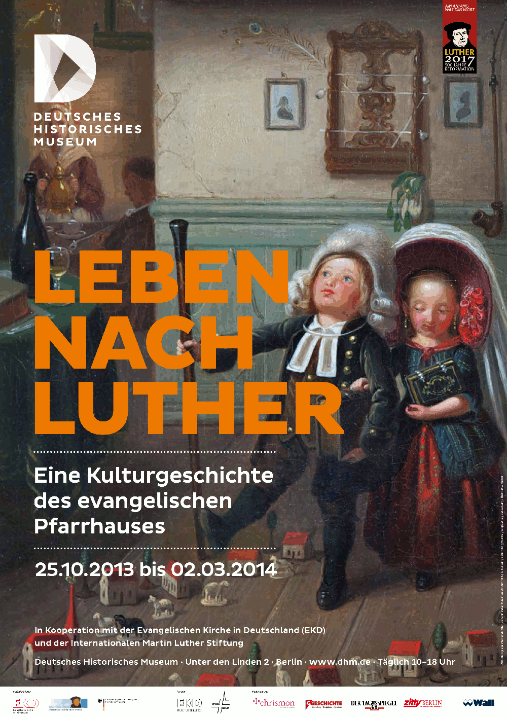 Plakat: Leben nach Luther